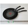 Image 1 : (3) T-fal Thermo-Spot Frying Pan Set