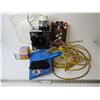 Image 1 : Black Web HDMI Cable - Bathroom Fan (untested) - Extension Cord - Dust Pan & Hand Broom - Halogen Li