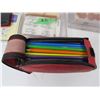 Image 2 : Helix Mathematical Instruments - Rubber Stamps w/Ink Pads - Birthday Numbers - Case of Pencil Crayon