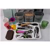 Image 2 : Lot of Assorted Kitchen Items - Cupcake Pans, Cutlery, Misc.