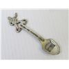 Image 3 : Pewter Elvis Spoon - Saying Plaque - Royal Stratford China Flowers (chipped & Broken)