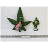Image 1 : Clay Cannabis Wall Hanging - Cannabis Bottle opener