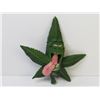 Image 2 : Clay Cannabis Wall Hanging - Cannabis Bottle opener