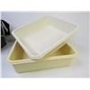 Image 2 : (2) Plastic Trays - Lunch Box