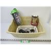 Image 1 : Plastic Tub - Popeye's Drinking Container - Candle - Battery Charger - Batteries - Fobs