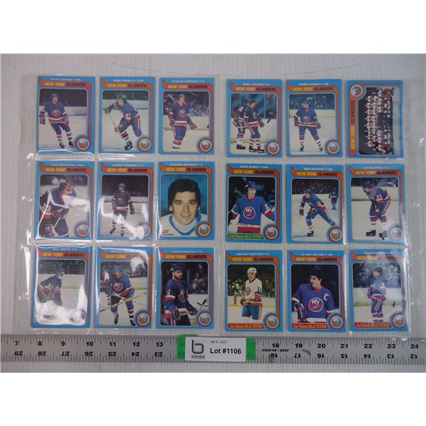 1979-80-OPeeChee-(18) New York Islander Cards