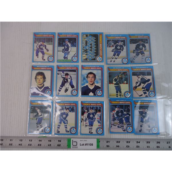 1979-80-OpeeChee-(15) Toronto Maple Leaf Cards