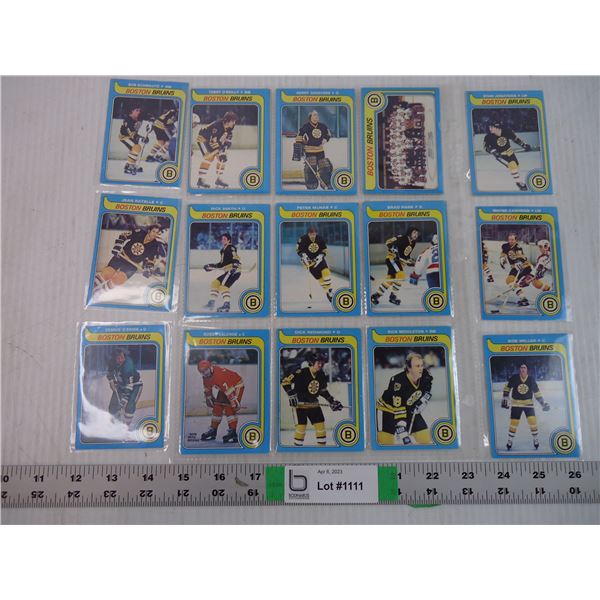 1979-80-OPeeChee-(15) Boston Bruins Cards