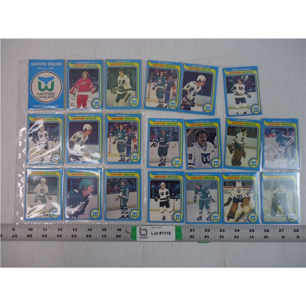 1979-80-OPeeChee-(28) Hartford Whalers Cards