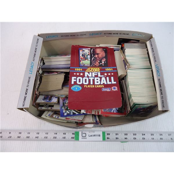 Box of Loose 1991 Series 1 NFL Cards- Might be 2 sets in box