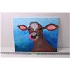 Image 1 : Cow Painting on Canvas