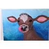 Image 2 : Cow Painting on Canvas