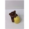 Image 2 : Vintage Bear and Honey Comb Salt and Pepper Shakers - Made in Japan