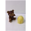 Image 3 : Vintage Bear and Honey Comb Salt and Pepper Shakers - Made in Japan
