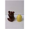 Image 4 : Vintage Bear and Honey Comb Salt and Pepper Shakers - Made in Japan