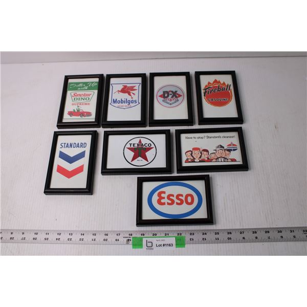 (8) Small Framed Oil and Gas Advertising