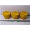 Image 1 : (3) Vintage Tupperware Containers with Lids