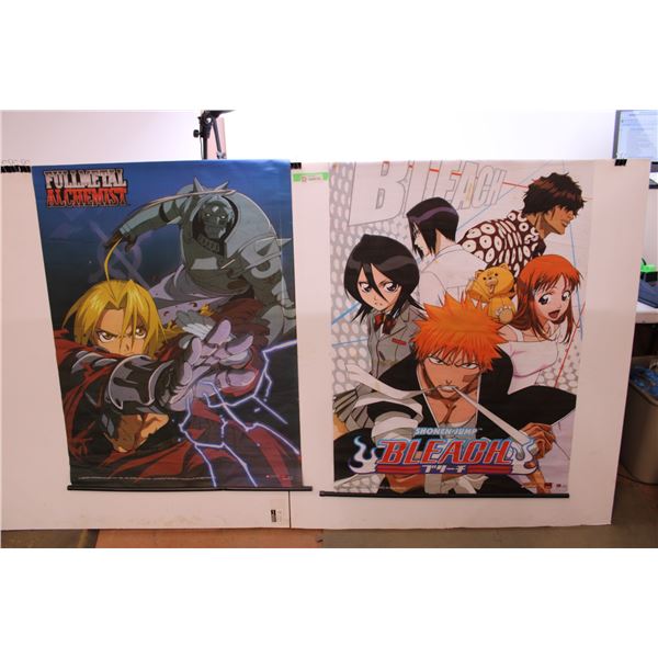 Full Metal Alchemist and Bleach Canvas Hanging Wall Art