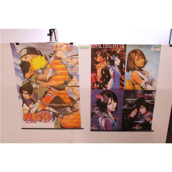 Naruto and Final Fantasy VIII Canvas Wall Hangings