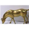 Image 2 : (2) Vintage Brass Horses - Made in India and Korea