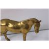 Image 3 : (2) Vintage Brass Horses - Made in India and Korea