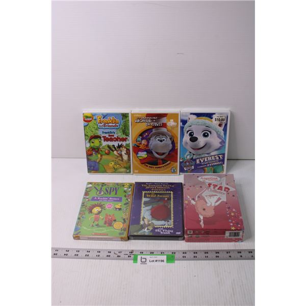 (6) Sealed Childrens DVDs (NIB)