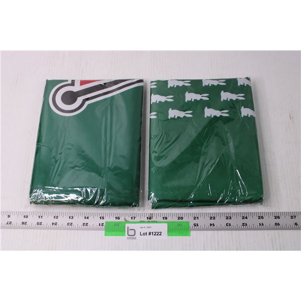 (2) Pair of Riders Pilsner Flags (NIB)