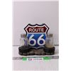 Image 1 : Route 66 Napkin Holder and Salt and Pepper Shakers