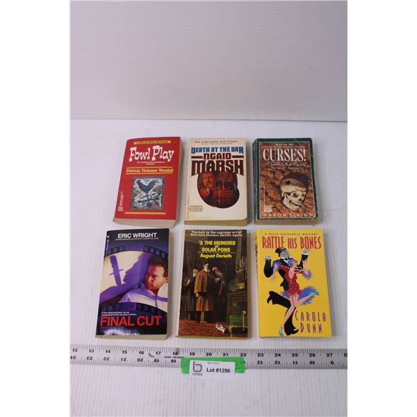 (6) Assorted Books - Fiction, Mystery