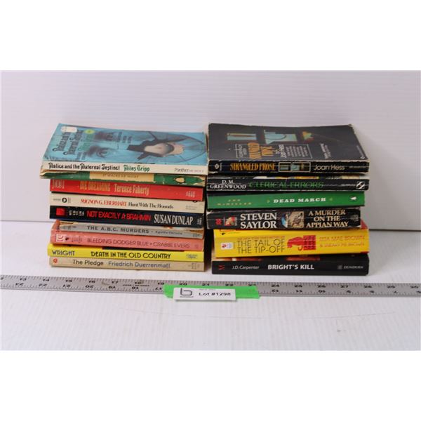 (15) Assorted Books - Fiction, Mystery