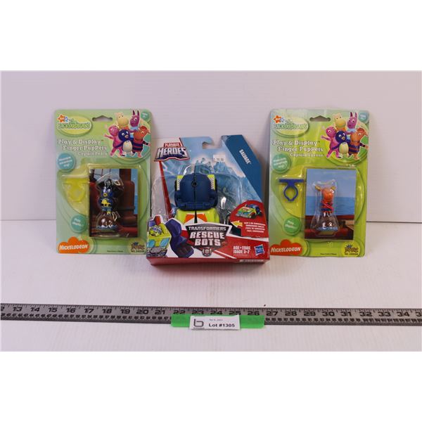 (3) Kids Toys - Transformers, The Backyardigans (NIB)