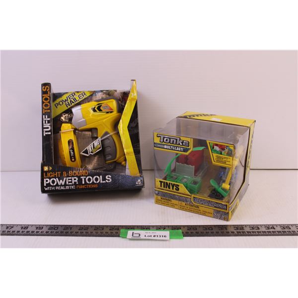 (2) Kids Toys - Tonka Toys and Play Power Tools (NIB)