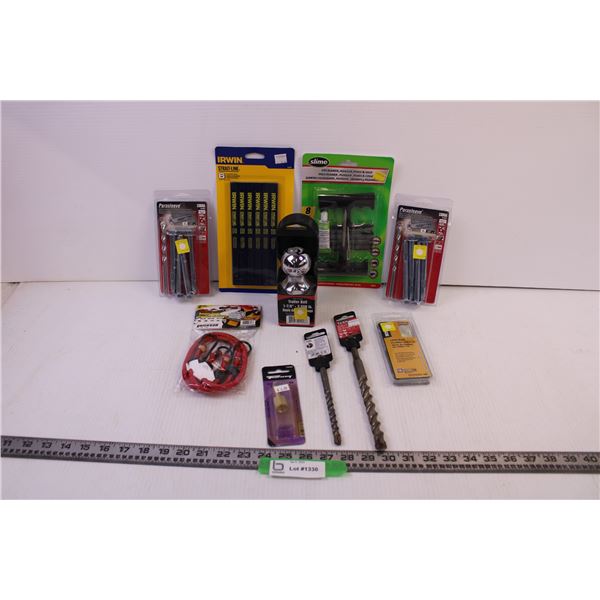 Lot of Assorted Hardware Items - Trailer Ball, Tire Reamer, Misc. (NOS)