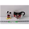 Image 1 : Disney Minnie Mouse Mug and Mickey Figurine