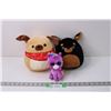 Image 1 : (2) Dog Squishmallows and Beanie Baby