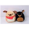 Image 2 : (2) Dog Squishmallows and Beanie Baby