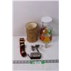 Image 1 : Vintage Juice Container, Kitchen Caddy and Misc.