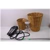 Image 1 : Wicker Baskets, Surge Protector Bar and Misc.