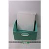 Image 1 : Fabric Storage Box and 2 Canvases