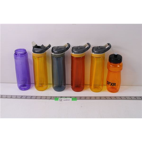 (6) Assorted Water Bottles