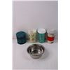 Image 2 : Storage Tub of Assorted Containers and Cups