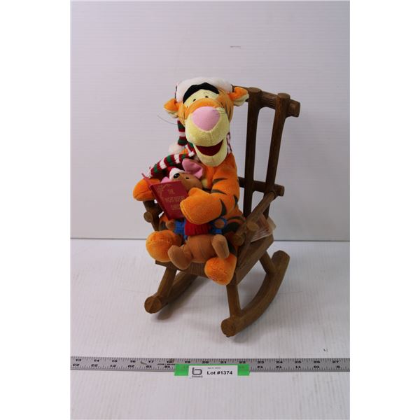 Christmas Holidays Tigger on Rocking Chair Decoration - Bodnarus ...