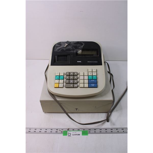 Royal 110dx Electronic Cash Register with Key (Not Tested)