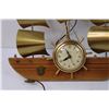 Image 2 : Vintage Wood and Metal Ship Clock (Working)