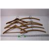 Image 1 : Lot of Wooden Coat Hangers