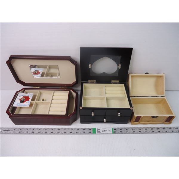 (3) Assorted Jewelry Boxes