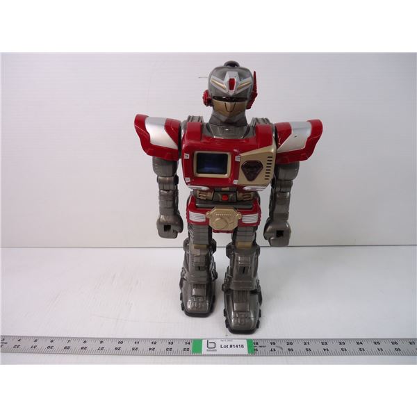 Large Toy Plastic Robot- 14" Tall