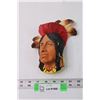 Image 1 : Vintage Chalkware Head - Bossons Indigenous Chief