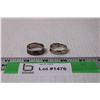 Image 1 : (2) Sterling Silver Mens Rings