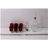 Image 1 : Glass Decanters and Stemmed Glasses